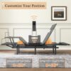 Adjustable Bed Frame -Wireless Remote -Memory Function -Adjustable Bed Base -Head and Foot Lift Incline -Zero Gravity -Quiet Motorfor Lying Down,...