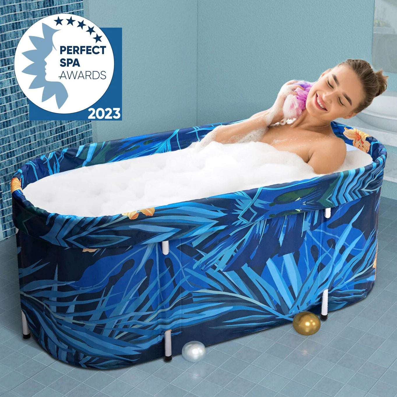 230f7d3e57015d353c55c19b08269d93d75f25dcf58e9232213672098372a859 De-Stress 2023 Large Portable Folding Soaking Bathtub For Adults