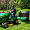 John Deere 42 Tow-Behind Lawn Sweeper, 24 cu. ft. Capacity, Adjustable Brushes
