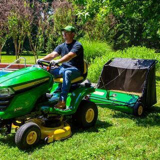 John Deere 42 Tow-Behind Lawn Sweeper, 24 cu. ft. Capacity, Adjustable Brushes