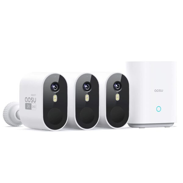 AOSU Security Cameras Wireless Outdoor Home System