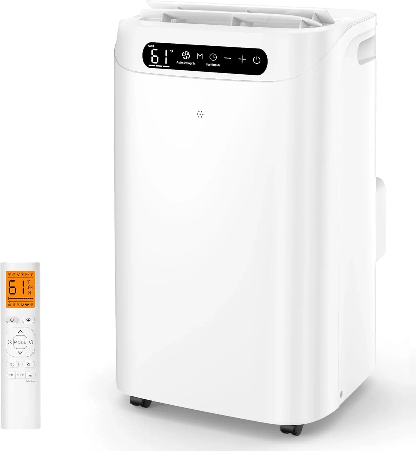 25480876681a69a8c92bd57595909764547de09bb769109f4b4a3eb67b1b1309 Portable Air Conditioners 14000Btu with Remote Control, 3-in-1 Free Stand Smart Cooling AC Unit with Dehumidifier, Fan, Cools Room up to 700...