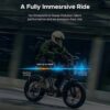 1000W Electric Bike for Adults, Retro-Style, 28mph, 94 Miles Range, 20 x4.0 Fat Tires, Full Suspension, UL Certified