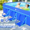 Foldable Pool, Large Non-Inflatable Swimming Pool For Kids,Adult Collapsible Pools Hard Plastic Shell, Oversized Thickened,Portable Folding Kids...