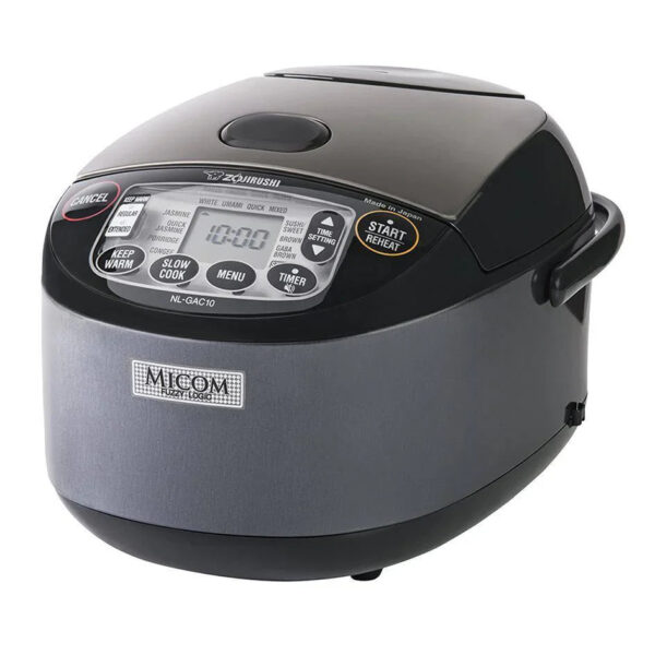 5.5 Cup Umami Micom Rice Cooker & Warmer Metallic Black
