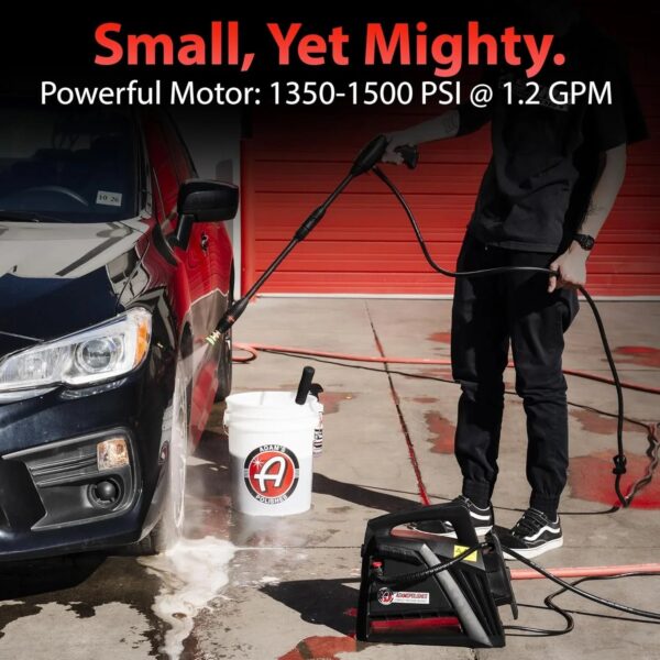 Electric Pressure Washer 2.0, Powerful 1.4 GPM 2000 PSI Car Pressure Washer Sprayer, Snub Nose & Tip Attachment, Use,Car Soap, Patio Boat RV...