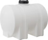 Horizontal Polyethylene Reservoir Water Tank with Legs, 550 Gallon, Made in the USA, Poly Tank for Water and Non-Flammable Liquids, Rust and...
