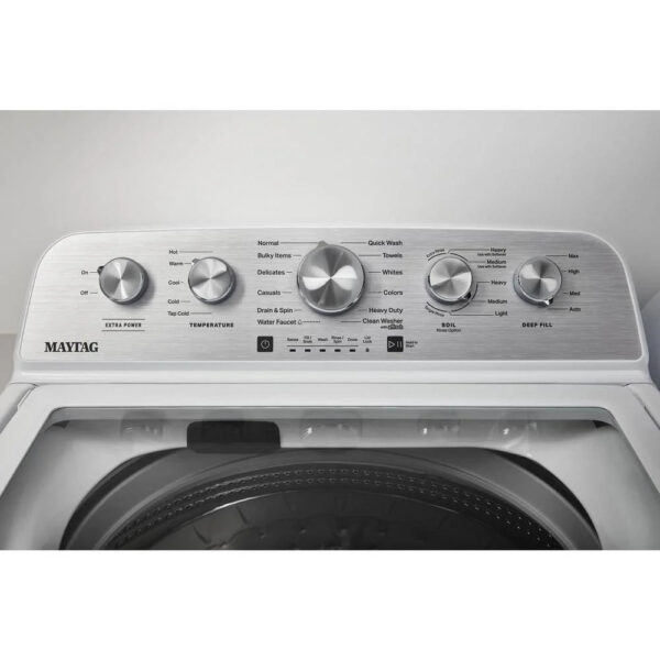 Maytag 4.8 cu. ft. Top Load Washer with Extra Power Boost, White MVW5430MW
