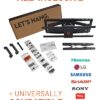 ECHOGEAR MaxMotion TV Wall Mount for Large TVs Up to 90" - Full Motion Has Smooth Swivel