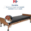 Fully Electric Hospital Bed Set, Foam Mattress, Half Rails