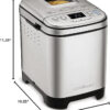 Cuisinart Bread Maker Machine, Compact and Automatic, Up to 2lb Loaves