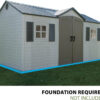 Lifetime 6446 Outdoor Storage Shed, 8 x 15 Foot, Desert Sand