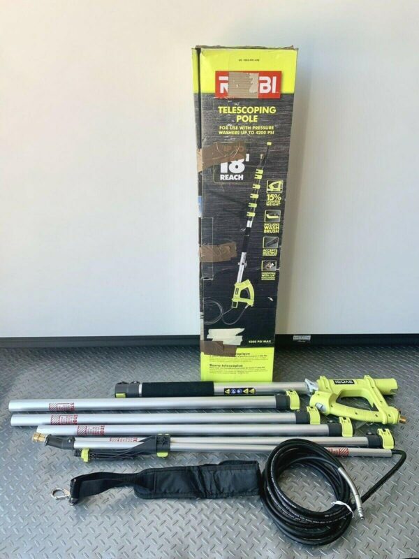 RYOBI RY31EP26 18 ft. Extension Pole for Pressure Washer up 4200psi