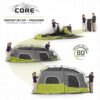 Core 9 Person Instant Cabin Tent - 14' x 9', Green (40008)