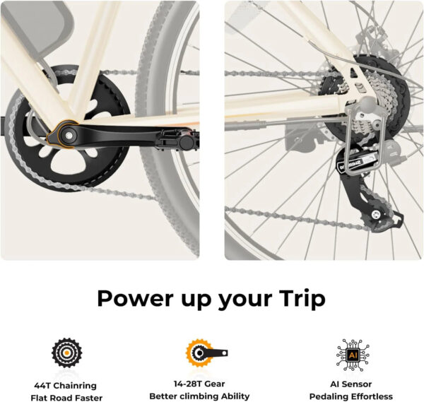 Eb5 Electric Bike 500W Motor 40Miles 20Mph
