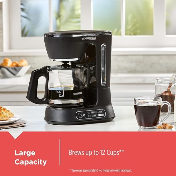 3-1 BLACK+DECKER Split Brew 12-Cup Digital Coffee Maker