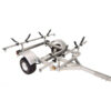 Malone LowMax 2 Kayak Trailer Package, 600 lb Capacity, Galvanized Steel, LED Lights, 70 MPH Rated Tires
