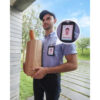 Security Video Doorbell 2K Wi-Fi Wireless Smart Video Camera with Chime Black