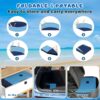 Foldable Dog Swimming Pool, 120"x20" Oversize Collapsable Hard Plastic Potable Bathing Tub for Pet Dog Kiddie Pool Indoor and Outdoor Leakproof...
