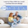 Air Purifiers for Home Large Room Up to 1800 Ft in 1 Hr with Washable Pre-Filter, Air Quality Monitor, Smart WiFi, HEPA Sleep Mode for Allergies,...