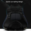 Air Purifier Aroma Diffuser Auto Mist Maker PM 2.5 Eliminator Car Air Purifier with Fresh Air Humidifier USB Air Purifier for Car with HEPA,White