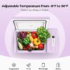 12 Volt Refrigerator 12V Car Fridge 23 Quart Portable Freezer Compressor Cooler 12/24V DC 110~240 Volt AC for Truck Van RV Camper SUV Travel...