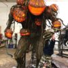 2025 Halloween Giant Pumpkin Monster and Child