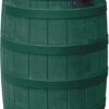 Good Ideas Rain Wizard 50 Gallon Plastic Outdoor Home Rain Barrel Water Storage Collector