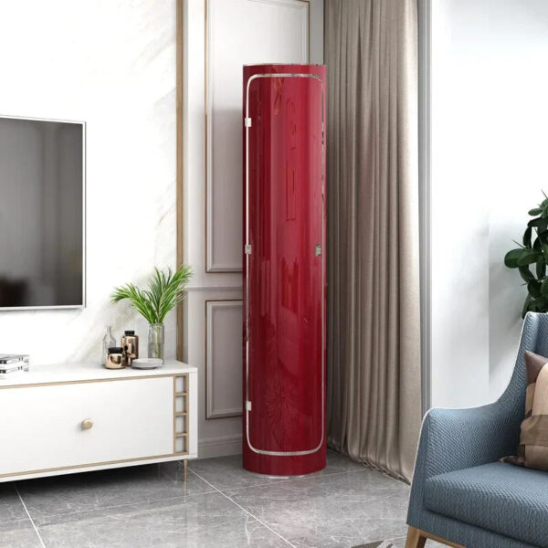 Large-capacity multi-layer rotating disinfection shoe cabinet [with mirror + deodorizer]