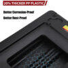 17 Gal Electric Oil Drain with 110V Pump & 8 Ft Hose,Low Profile & T Folding Handle Oil Drain Cart for Truck Cars SUVs