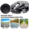 24V Go Kart for Kids 8-12, 300W*2 Motors, 9Ah Battery, 8MPH Speed, Music, Horn, 175lbs Max Load White