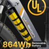 Thunder Electric Bike 1500W 30+MPH 80Miles Range Fat Tire Hydraulic Disc Brakes