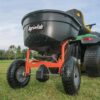 Agri-Fab 45-0604 18" x 48" Tow Behind Poly Lawn Roller 550 lbs Weight with Water, Poly Drum and Steel Frame, with Plug. Designed for Lawn and...