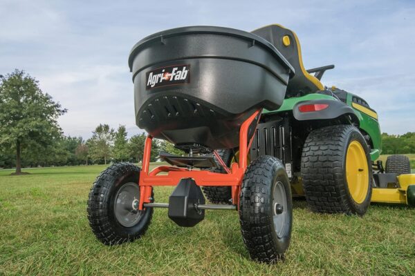 Agri-Fab 45-0604 18" x 48" Tow Behind Poly Lawn Roller 550 lbs Weight with Water, Poly Drum and Steel Frame, with Plug. Designed for Lawn and...