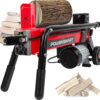 PowerSmart Electric Log Splitter 7-Ton - Efficient Wood Splitter with 3500 Motor Speed, 15 Amp, Horizontal Full Beam Design and Steel Wedge for...