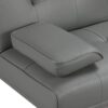 Yaheetech Convertible Sofa Bed Adjustable Couch Sleeper Modern Faux Leather Home Recliner Reversible Loveseat Folding Daybed Guest Bed, Removable...