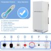 9.4 Cu ft 64 in*H Propane Refrigerator AC 110V Freezer Large Capacity Frigde Camper Motorhome