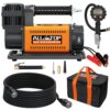 Air Compressor with Digital Pressure Gauge Tire Inflator Kit, 12V Portable Inflator 7.06ft/Min, Offroad Air Pump for Truck Tires, Heavy Duty Max...