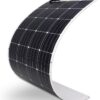 160 Watt 12 Volt Extremely Flexible Monocrystalline Solar Panel Ultra Lightweight, Ultra Thin, Up to 248 Degree Arc, for RV, Boats, Roofs, Uneven...