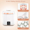 Premium 3-In-1 Baby Bottle Steam Sterilizer And Dryer With LED Monitor