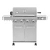 Monument Grills 17842 Stainless Steel 4 Burner Propane Gas Grill with Rotisserie