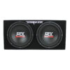 MTX TNE212D 12" Subwoofer (2 Pack) + Monoblock Amplifier (2 Pack) + Amp Wire Kit