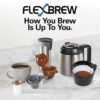 Hamilton Beach FlexBrew Thermal Coffee Maker, Single Serve & Full Pot, Compatible with K-Cup Pods or Grounds, Programmable, Black and Stainless...