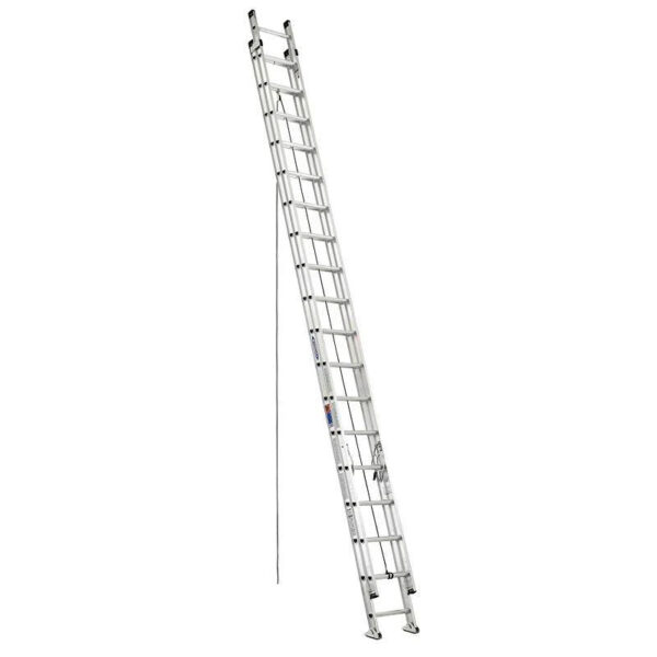 Werner D1536 2 Aluminum Extension Ladder 36 ft, 300 lb Capacity, Heavy Duty I Beam Rails
