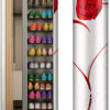 Large-capacity multi-layer rotating disinfection shoe cabinet [with mirror + deodorizer]