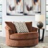 Oversized Swivel Accent Chair