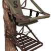Summit Viper SD Climbing Treestand Lightweight Aluminum, Foam Padded Seat, 300 lbs Capacity, Includes Safety Harness