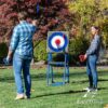 EastPoint Deluxe Steel Frame Axe Throw Target Game Set