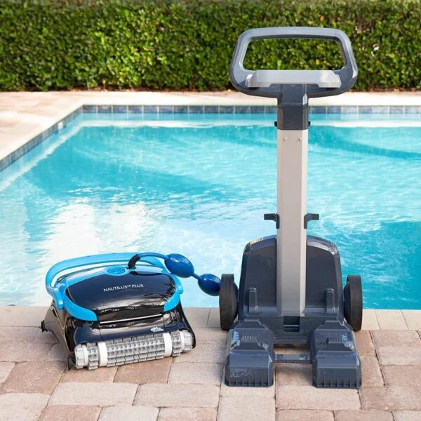 Dolphin Nautilus CC Plus Wi-Fi Automatic Robotic Pool Vacuum Cleaner, Always Cleaning, Never Charging, with Wall Climbing Scrubber Brush, Ideal...