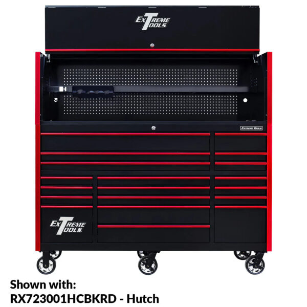 Extreme Tools RX250 Series 72-in x 30-in Roller Cabinet 19-Drawer 250 lb Drawer Slides